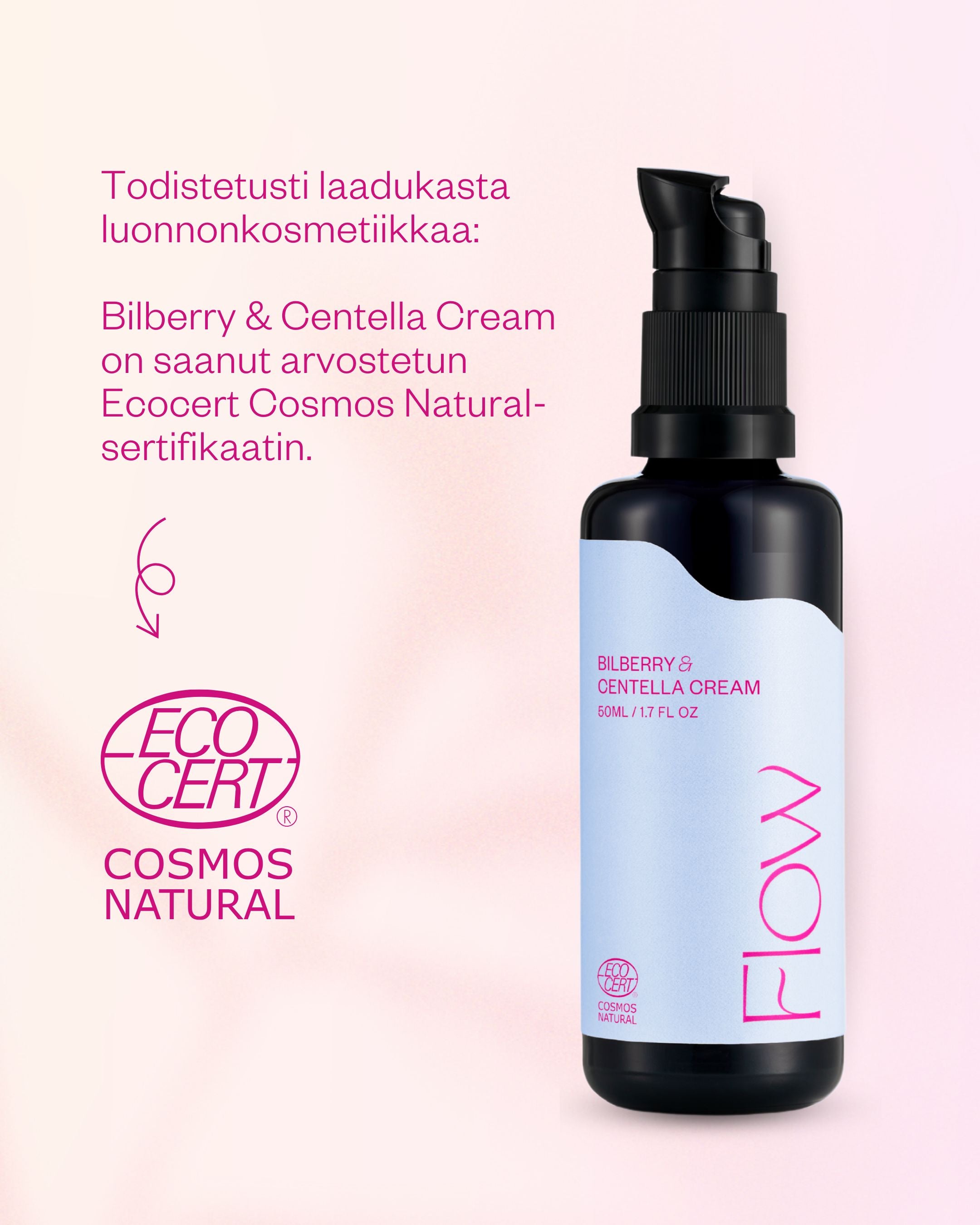 Bilberry & Centella Cream - kasvovoide normaalille ja rasvoittuvalle iholle