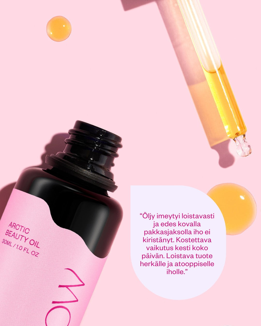Arctic Beauty Oil kasvoöljy kuivalle ja ikääntyvälle iholle