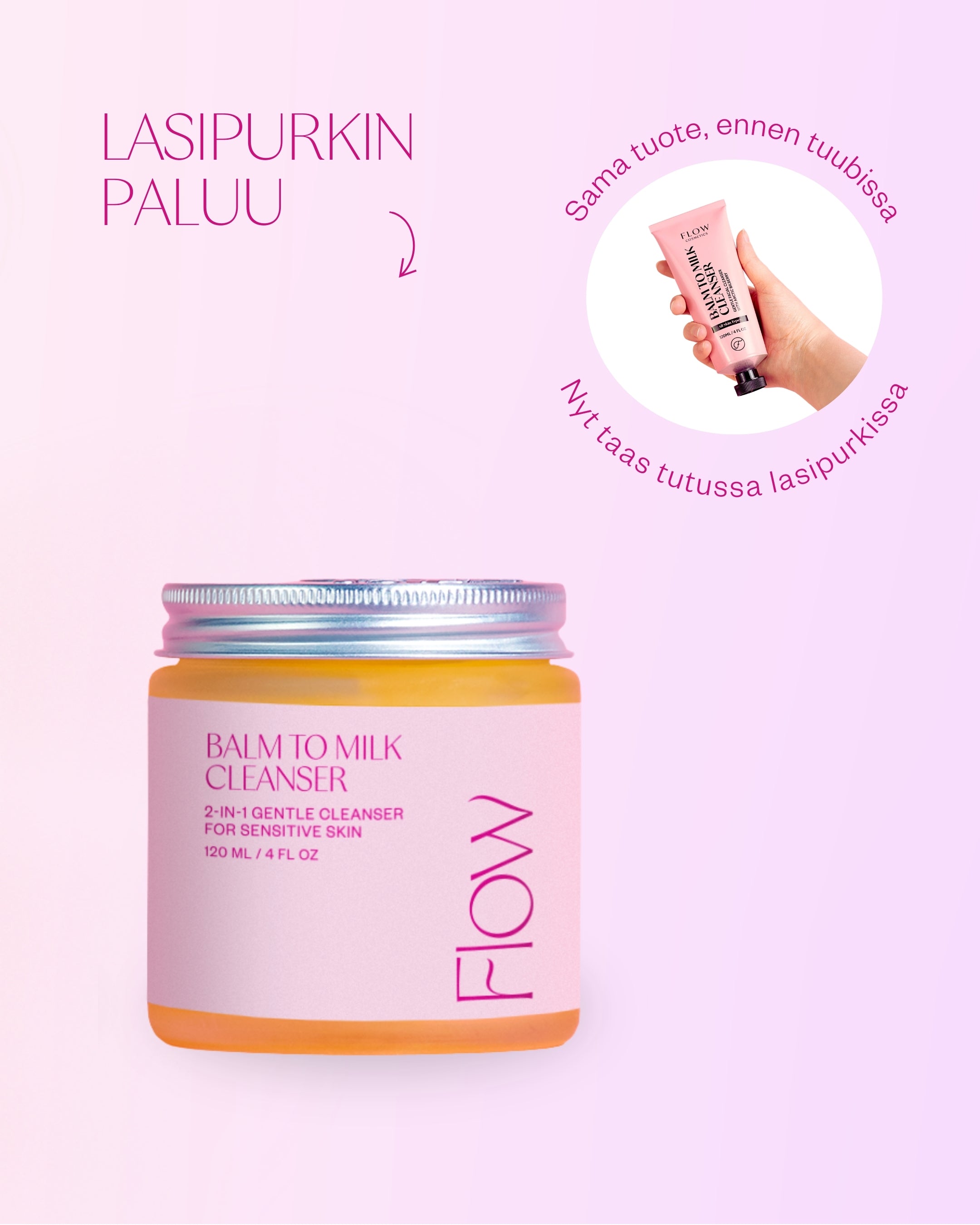 Balm to Milk puhdistusvoide meikinpoistoon kaikille ihotyypeille