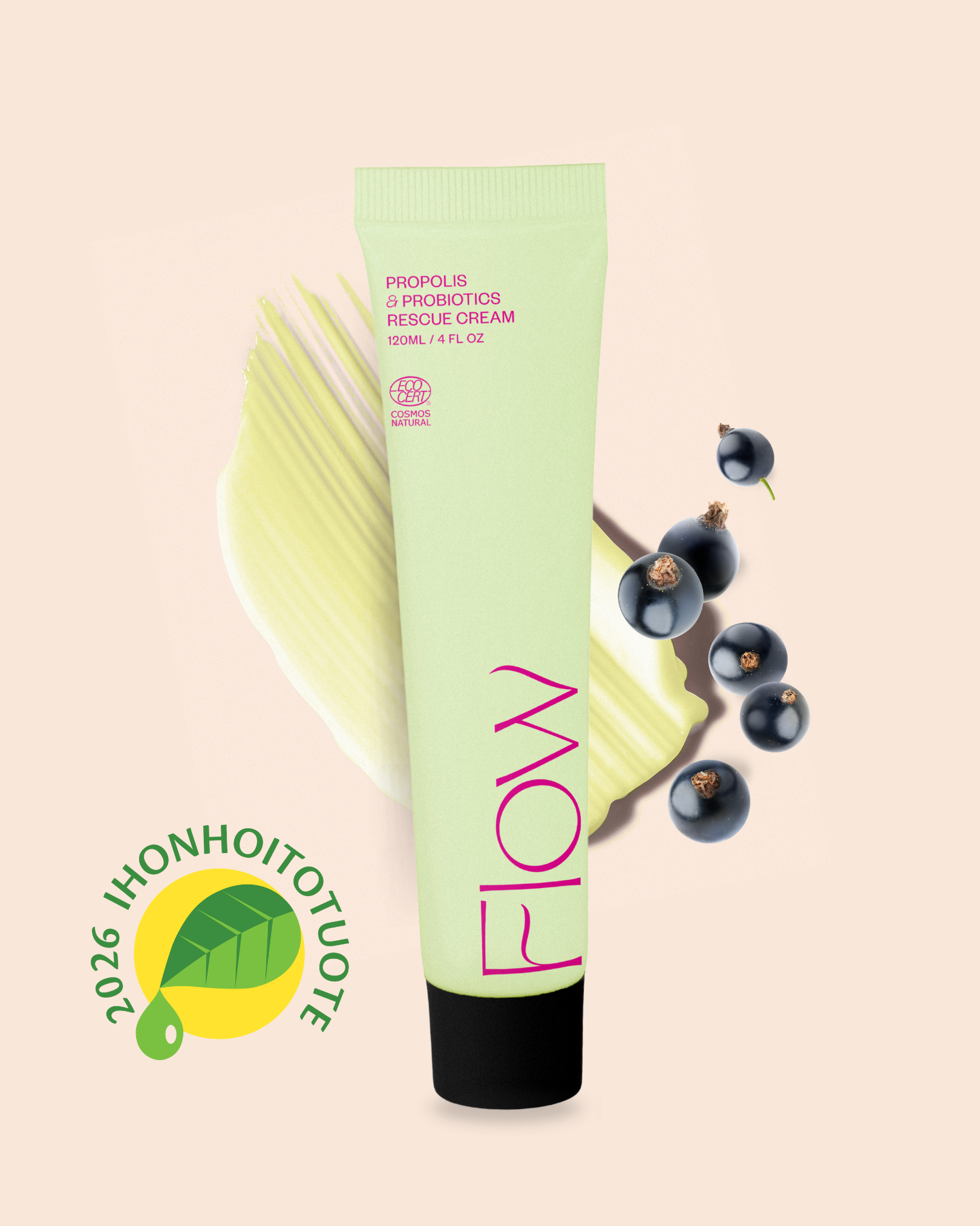 Propolis & Probiotics Rescue Cream erikoisvoide atooppiselle ja ongelmaiholle