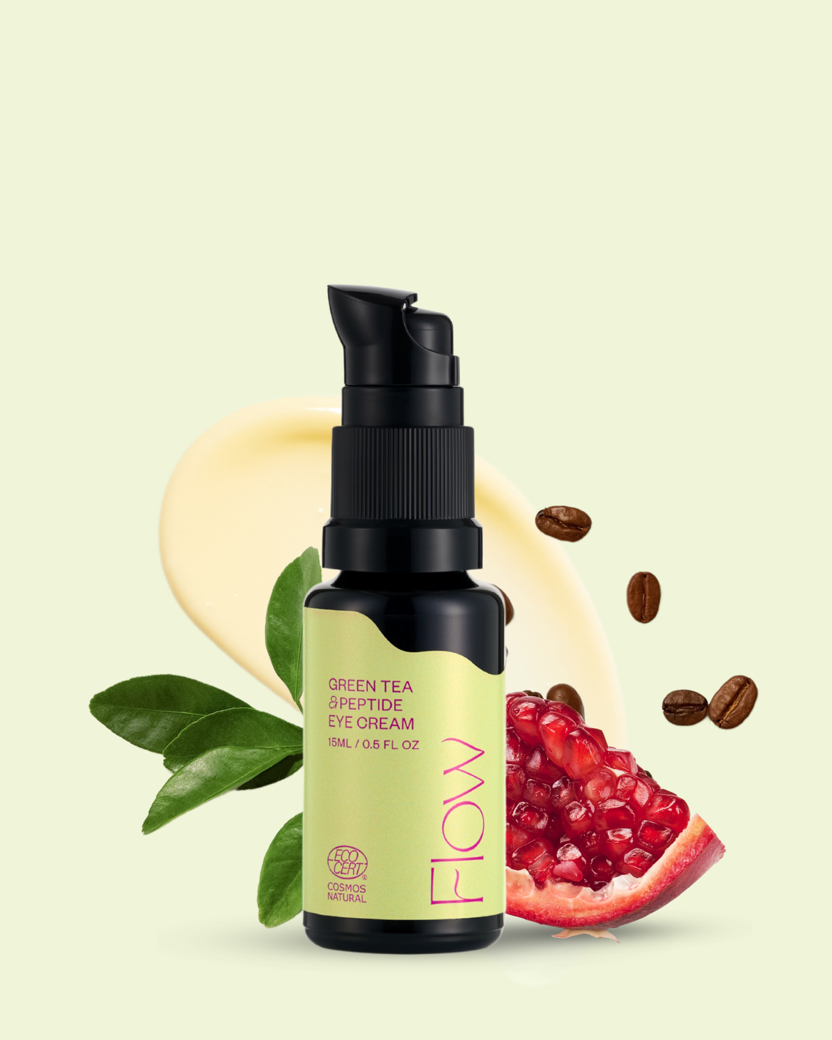Green Tea & Peptide Eye Cream silmänympärysvoide tummille silmänalusille