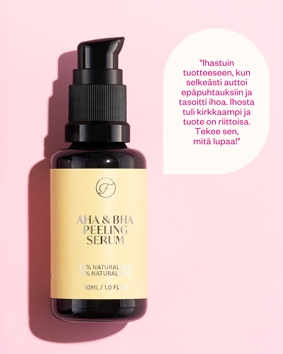 AHA & BHA Peeling Serum -kuoriva ja kirkastava yöseerumi