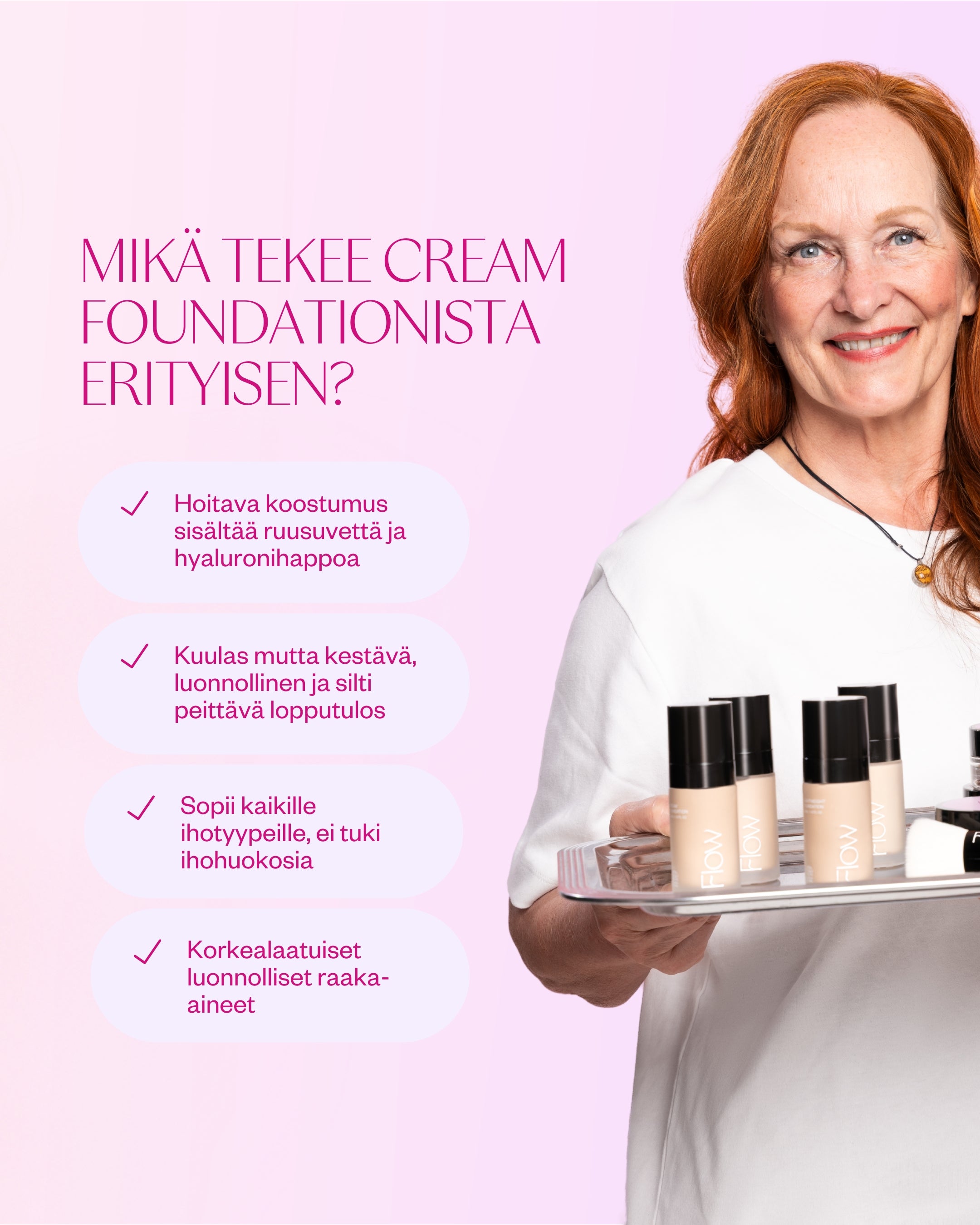 Cream Foundation - Medium to full coverage