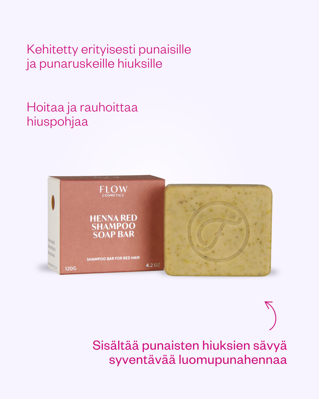 Henna Red -palashampoo punaisille hiuksille