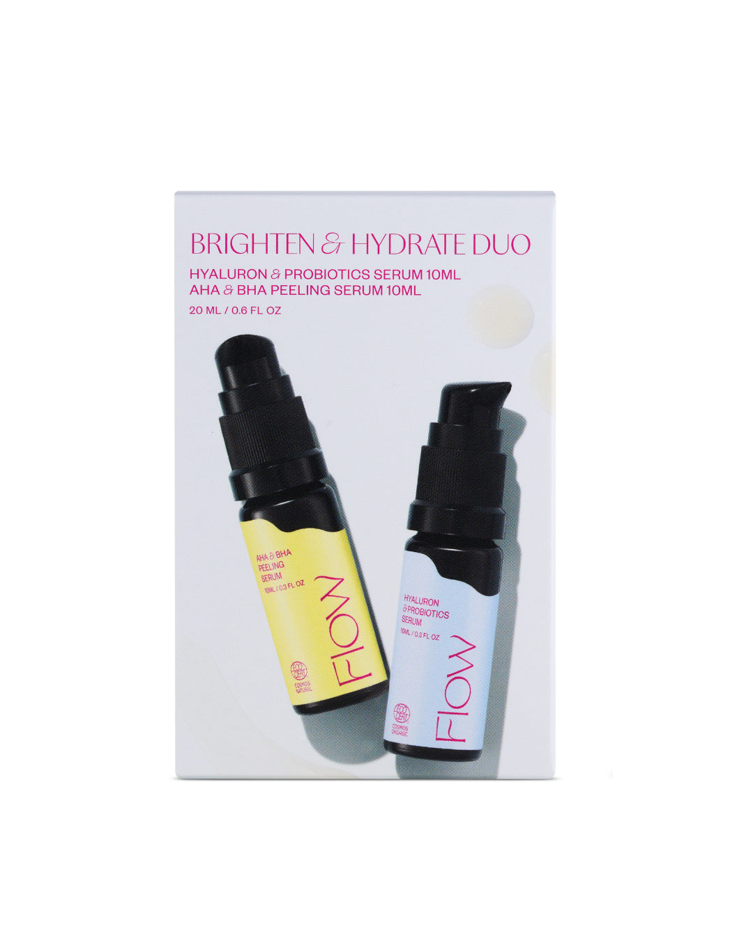BRIGHTEN & HYDRATE DUO -kirkastava ja syväkosteuttava minisetti kaikille ihotyypeille
