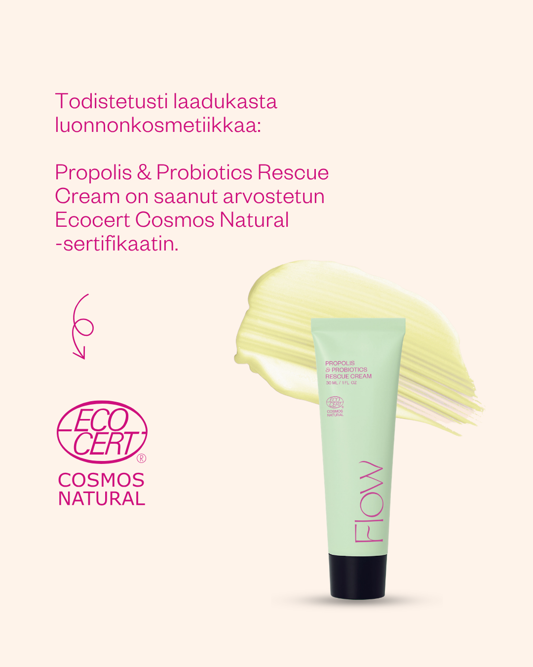 Propolis & Probiotics Rescue Cream matkakoko