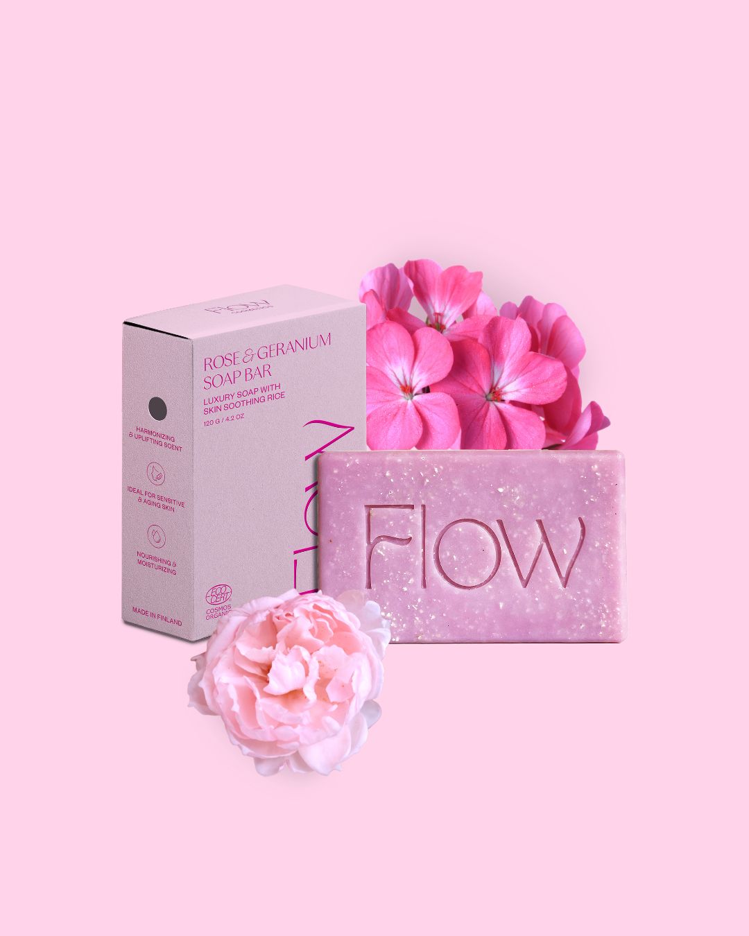 Rose &amp; Geranium bar soap
