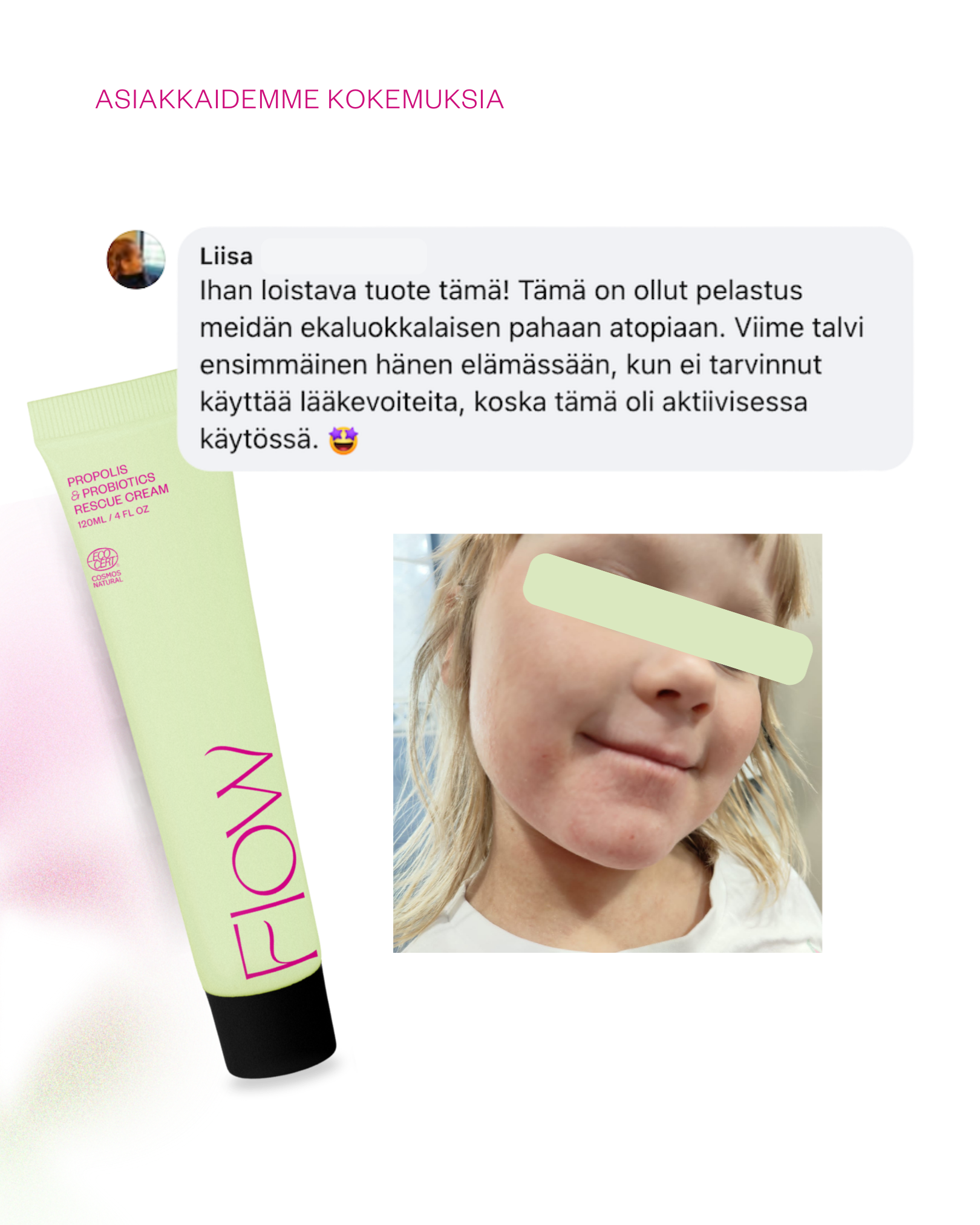 Propolis & Probiotics Rescue Cream erikoisvoide atooppiselle ja ongelmaiholle