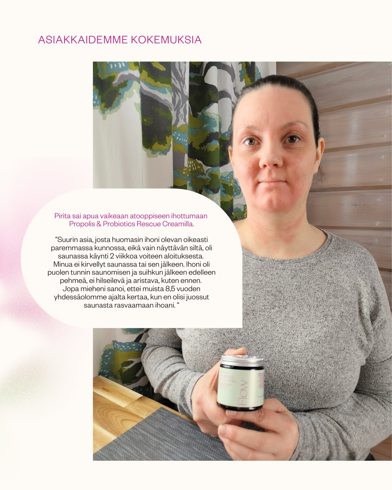 Propolis & Probiotics Rescue Cream erikoisvoide atooppiselle ja ongelmaiholle