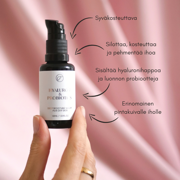 Hyaluron & Probiotics -syväkosteuttava seerumi